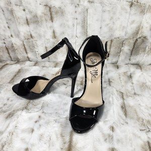 *So Me Gala Black Closed Back 4.5" High Heel Shoe